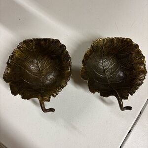 Grape Leaf Shaped Decorative Bowls